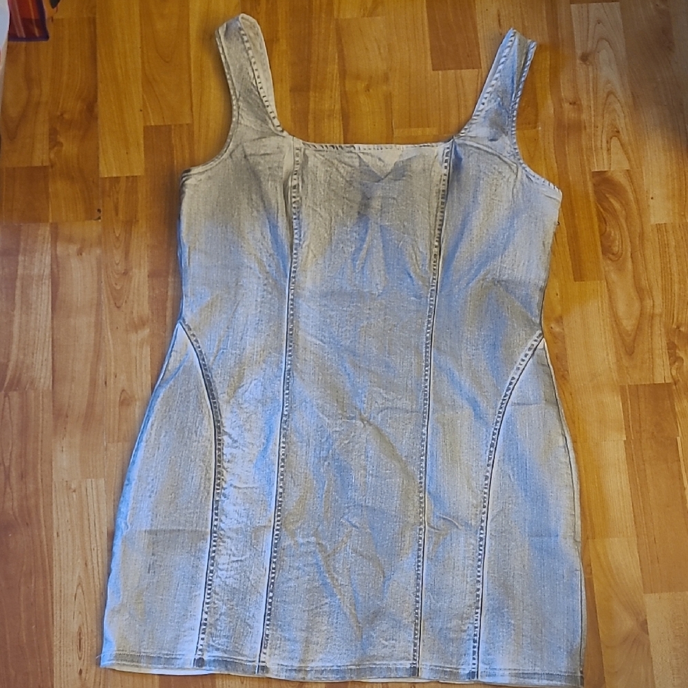 Forever 21 Denim Dress - Light Blue